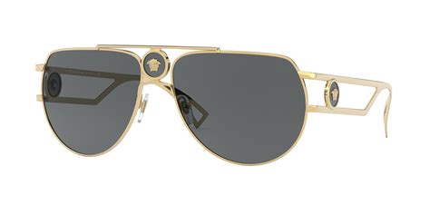 Versace™ VE2225 100287 60 Gold Sunglasses 